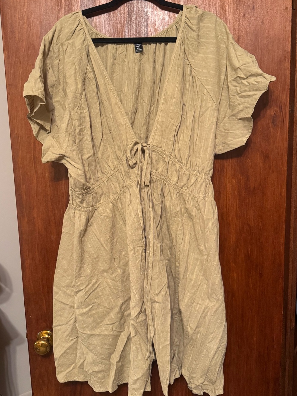 Women’s Plus Size Tie Front Dress Size 4XL
